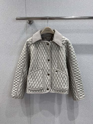 クロップド キルティングフロリストン ジャケット バーバリー スーパーコピー
