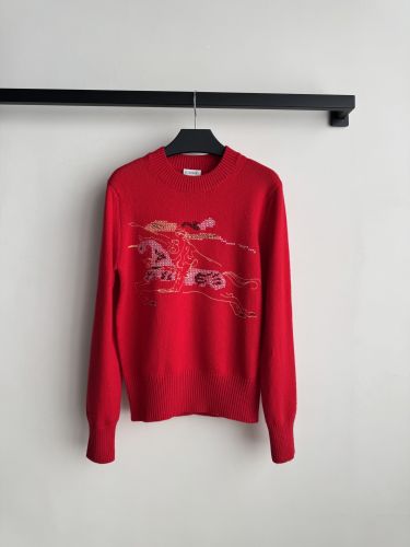 クロスステッチEKD ウールカシミアセーター バーバリー セーター コピー レッド