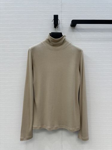 シンプル ハイネック トップス セリーヌ Tシャツ コピー トリオンフ