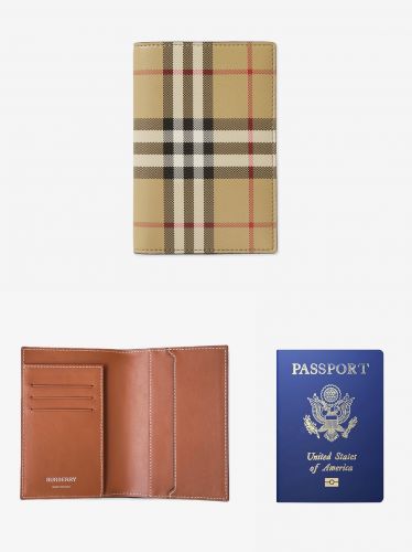 エレガント 人気 Burberry バーバリー チェック パスポートホルダー スーパーコピー