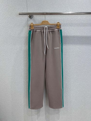 おしゃれ コットン スウェットパンツ ミュウミュウ パンツ 偽物