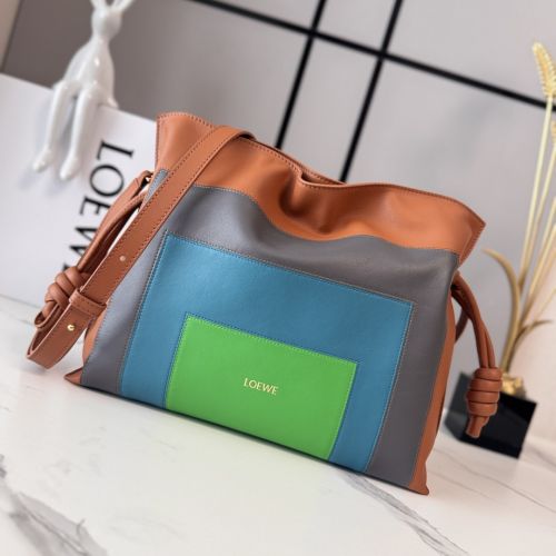 ロエベ バッグ スーパーコピー LOEWE x Albers フラメンコクラッチ ブラウン
