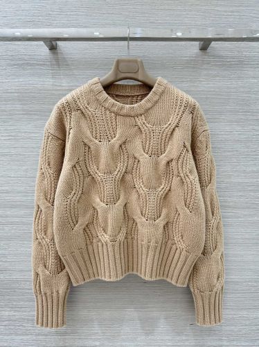 ウール＆カシミヤ ケーブル編み セーター ボッテガ・ヴェネタ スーパーコピー ベージュ