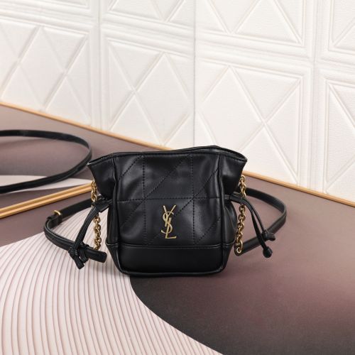 YSL イヴ・サンローラン バッグ コピー ジェイミー ミニ ショルダーポーチ ブラック