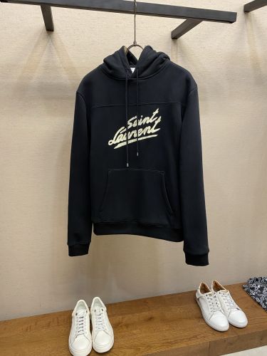 定番 YSL ロゴフーディー イヴ・サンローラン パーカー 偽物 裏起毛