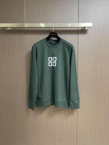 GIVENCHY 4Gロゴ コットン スウェットシャツ ジバンシィ Tシャツ 偽物 グリーン