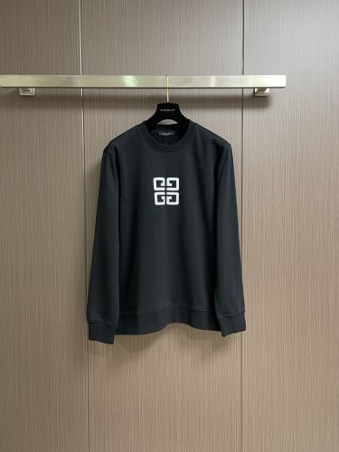 GIVENCHY 4Gロゴ コットン スウェットシャツ ジバンシィ Tシャツ 偽物 ブラック