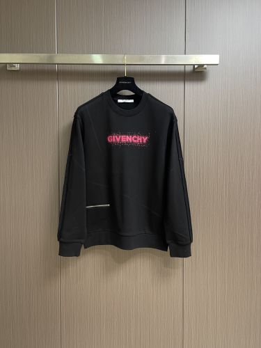 ロゴ入り クルーネック スウェットシャツ ジバンシィ Tシャツ 偽物 ブラック