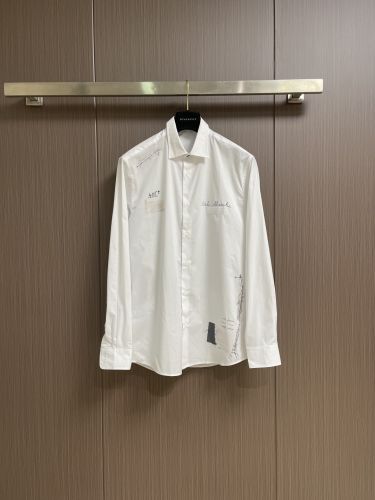 上品 エレガント コットン 長袖シャツ ジバンシィ シャツ 偽物 ホワイト