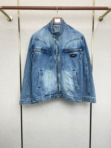 スタイリッシュ デニムジャケット ジバンシィ ジャケット 偽物 スタンドカラー