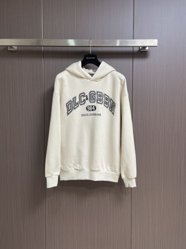 ドルチェ&ガッバーナ パーカー 偽物 ロゴプリント コットン フーディー 