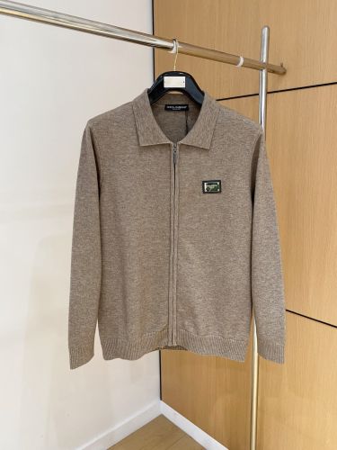 上品 ジップアップ カーディガン ドルチェ&ガッバーナ ニット 偽物 ベージュ