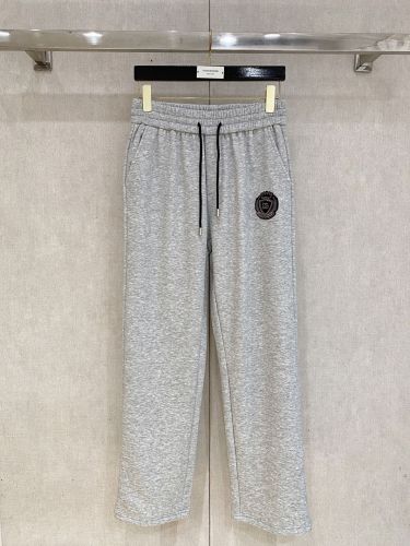 DGエンブレムパッチ 裏起毛 スウェットパンツ ドルチェ&ガッバーナ パンツ 偽物 グレー