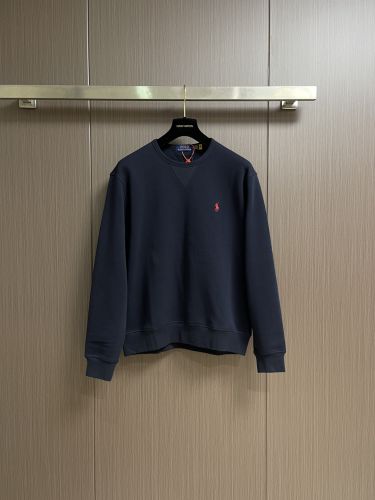 ラルフローレン Tシャツ 偽物 カジュアル コットン 裏起毛 スウェットシャツ ネイビー