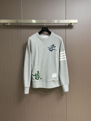 バード刺繍 コットン クルーネック スウェットシャツ トムブラウン Tシャツ 偽物