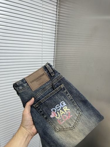 ディースクエアード ジーンズ 偽物 ストリート ストレッチ デニムパンツ 