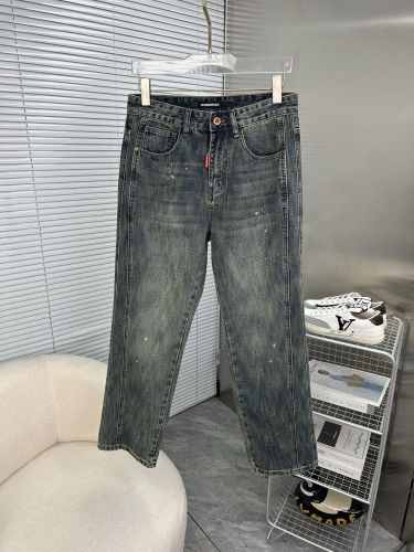 ウォッシュ加工 デニムパンツ ディースクエアード ジーンズ 偽物 合わせやすい