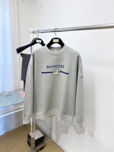 モンクレール Tシャツ 偽物 定番 コットン スウェットシャツ グレー