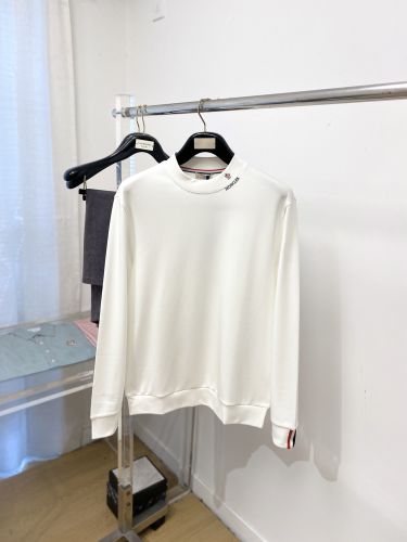 コットン クルーネック スウェットシャツ モンクレール Tシャツ 偽物 ホワイト