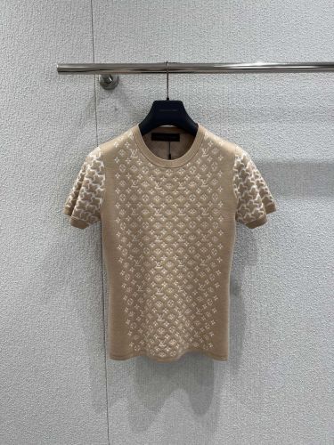 新作 モノグラム ハニカム ニットトップ ルイ・ヴィトン セーター コピー ベージュ