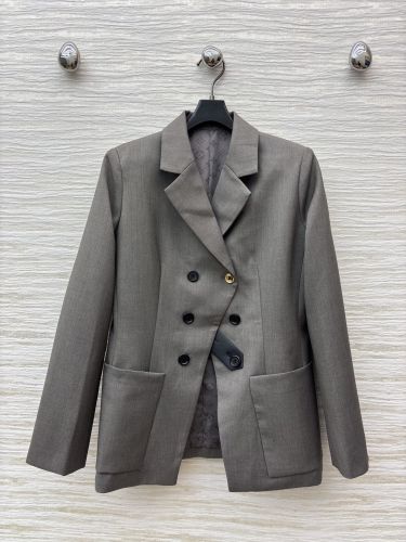 アシンメトリー ダブルブレストブレザー ルイ・ヴィトン ジャケット コピー レディース