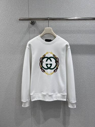 プリント コットンフリース スウェットシャツ グッチ Tシャツ 偽物 ホワイト