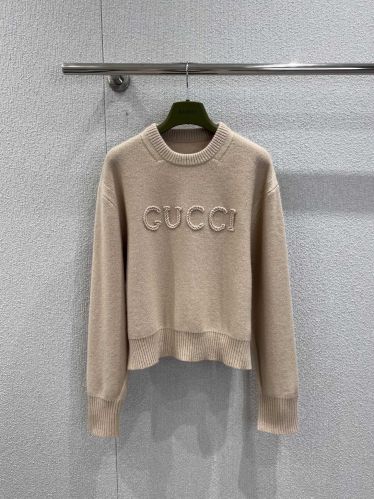 ベーシック ロゴ クルーネック ニット グッチ セーター コピー プルオーバー