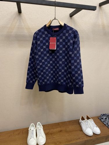 グッチ セーター コピー ウール＆カシミヤ 上品 エレガント クルーネックニット