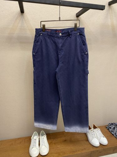GGエンボス グラデーション デニムパンツ グッチ ジーンズ コピー メンズ