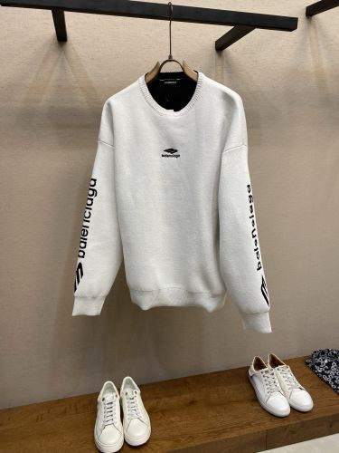 3B SPORTS ICON SKI クルーネック バレンシアガ セーター 偽物 ホワイト