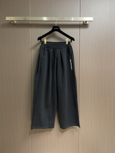 シンプル ロゴ カジュアル スウェットパンツ バレンシアガ パンツ 偽物 ブラック