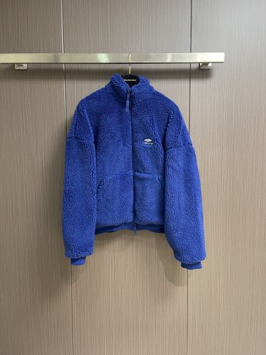 人気 ロゴ刺繍 フリースジャケット バレンシアガ ジャケット 偽物 ユニセックス