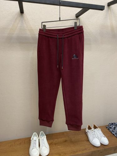 バレンシアガ パンツ 偽物 カジュアル 裏起毛 ジョガーパンツ レッド