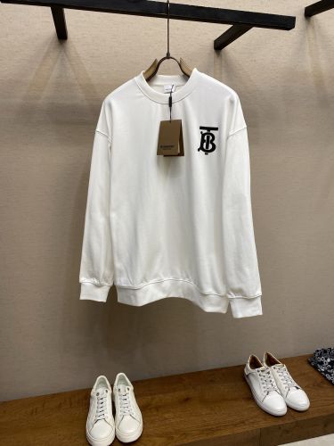 カジュアル TBロゴ コットン スウェットシャツ バーバリー Tシャツ 偽物 ホワイト