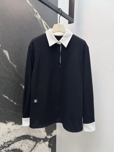 洗練された カジュアル 配色 トップス セリーヌ Tシャツ コピー ブラック
