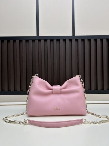 可愛い Dior Bow バッグ スモール クリスチャン・ディオール スーパーコピー ピンク