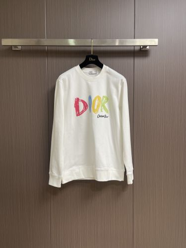 定番 ロゴ コットン スウェットシャツ クリスチャン・ディオール Tシャツ コピー ホワイト