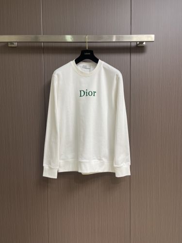 シンプル 洗練された ロゴ コットン スウェットシャツ クリスチャン・ディオール Tシャツ コピー ホワイト