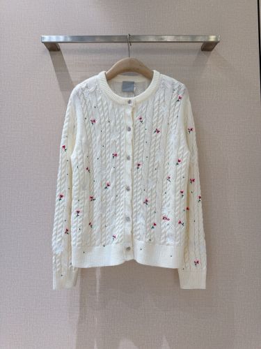 Dioramour エンブロイダリー カーディガン クリスチャン・ディオール ニット コピー
