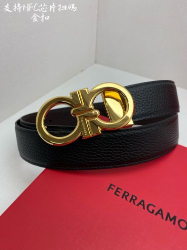 上品 シンプル リバーシブルベルト サルヴァトーレ・フェラガモ ベルト コピー 