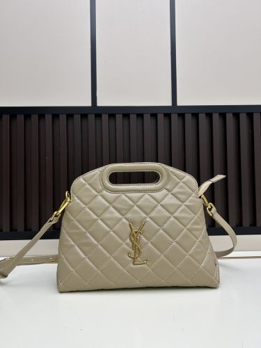 人気 エレガント YSL イヴ・サンローラン バッグ コピー ハンドバッグ ベージュ