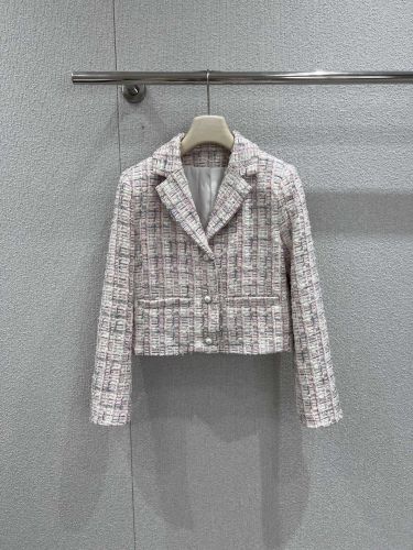 エレガント クロップド丈 ツイードジャケット シャネル ジャケット コピー 