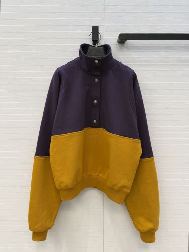 スタイリッシュ バイカラー プルオーバー イヴ・サンローラン Tシャツ 偽物 