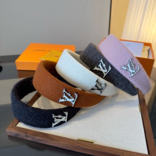 秋冬 もこもこ 合わせやすい ルイ・ヴィトン カチューシャ 偽物 ヘア