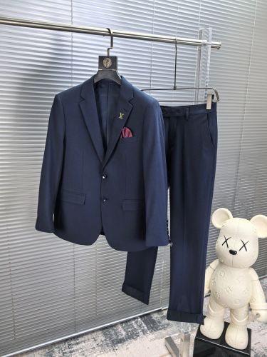 ウールブレンド ジャケット パンツ セットアップ ルイ・ヴィトン スーツ 偽物