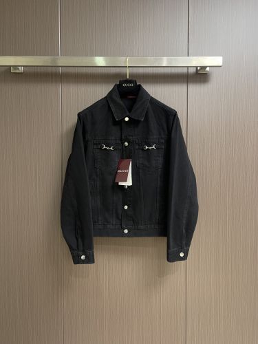 カジュアル ホースビット デニムジャケット グッチ ジャケット 偽物 ブラック