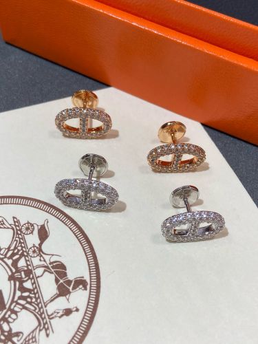 大人気 シェーヌダンクル ピアス エルメス イヤリング 偽物 レディース