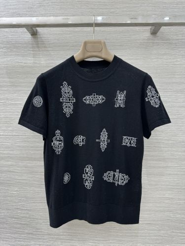 Ferronnerie ショートスリーブ ニット エルメス セーター コピー ブラック