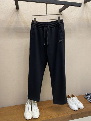 定番 合わせやすい 裏起毛 スウェットパンツ プラダ パンツ 偽物 ブラック