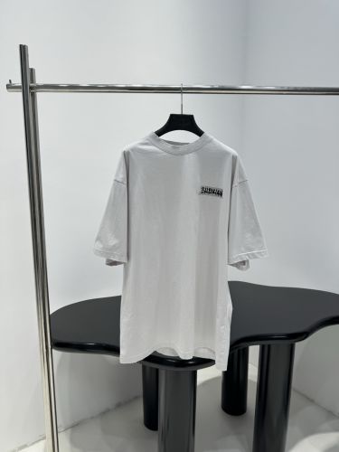 ロゴプリント オーバーサイズ 半袖Tシャツ バレンシアガ Tシャツ コピー ホワイト